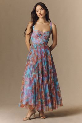 navy blue dress for baby girl Peixoto Jenna Sleeveless V-Neck Maxi Dress