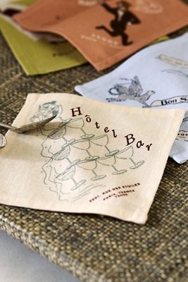 Hotel Cotton Woven Cocktail Napkins, Set of 4