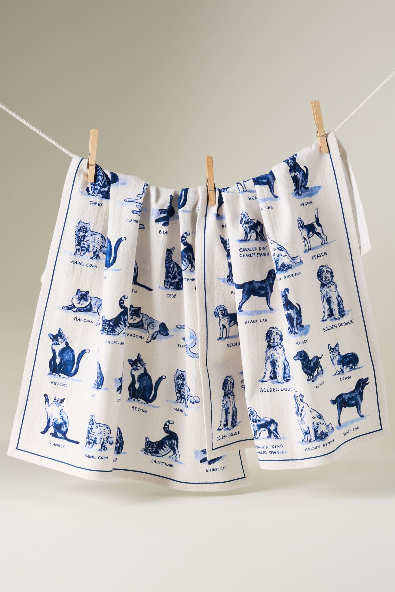 Molly Hatch Dish Towel - Dog, One Size