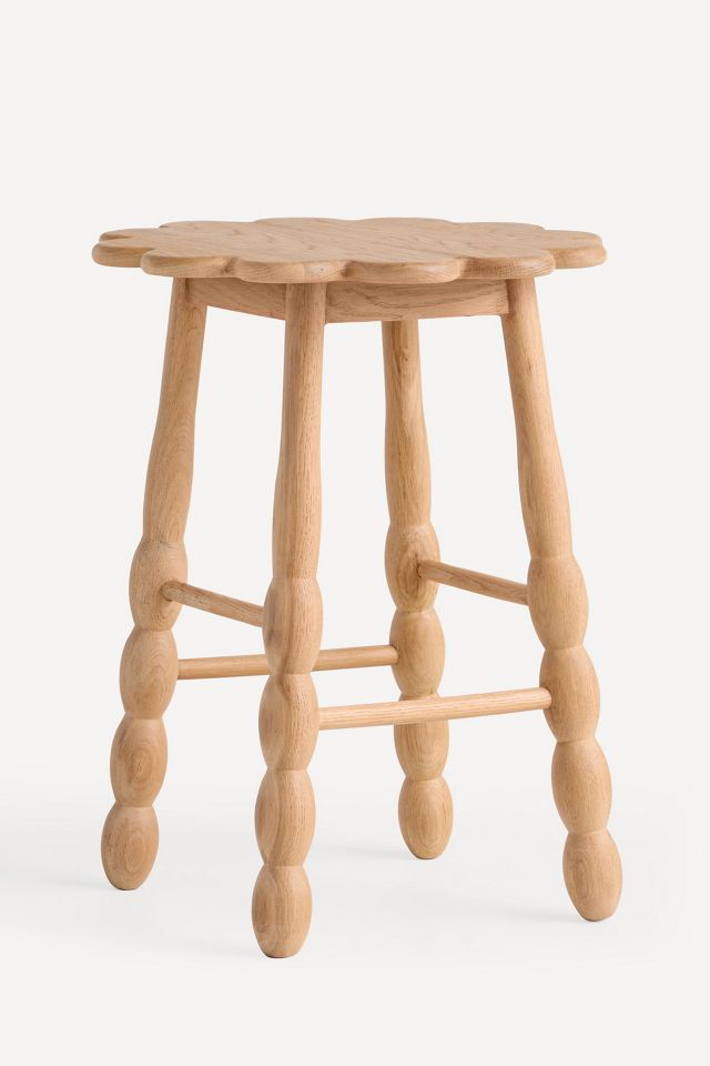 Fir Oak Counter Stool #1