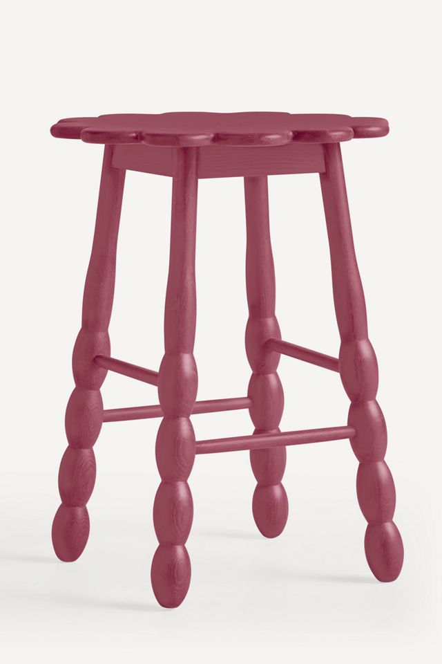 Fir Oak Counter Stool #1