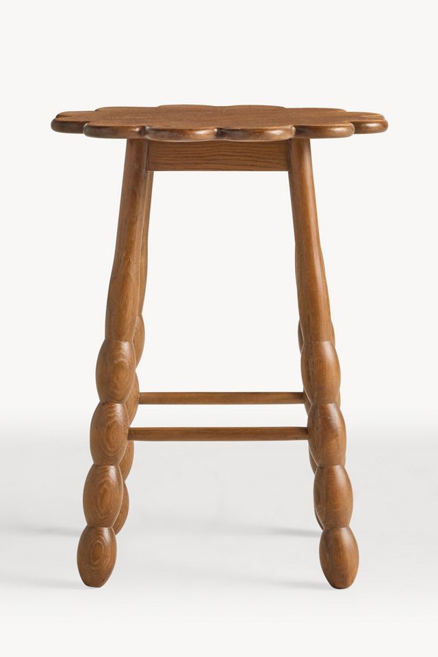 Fir Oak Counter Stool #1