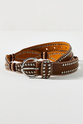 8 Other Reasons Montana Stallion Belt Studded Blue Denim 43\