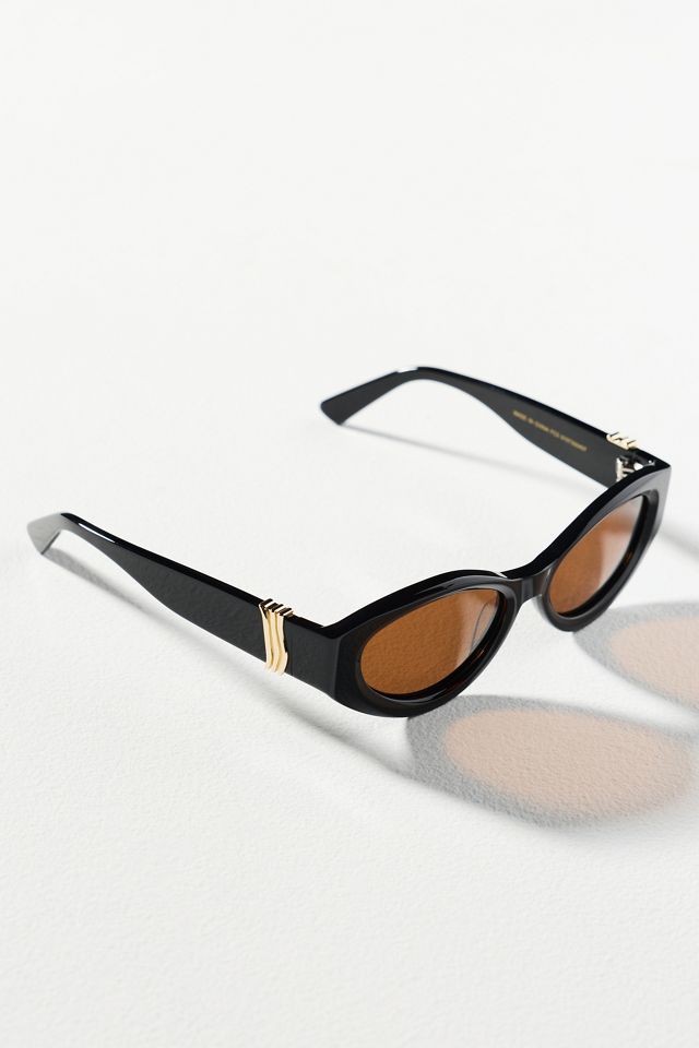 By Anthropologie Oval Wrap Sunglasses #2