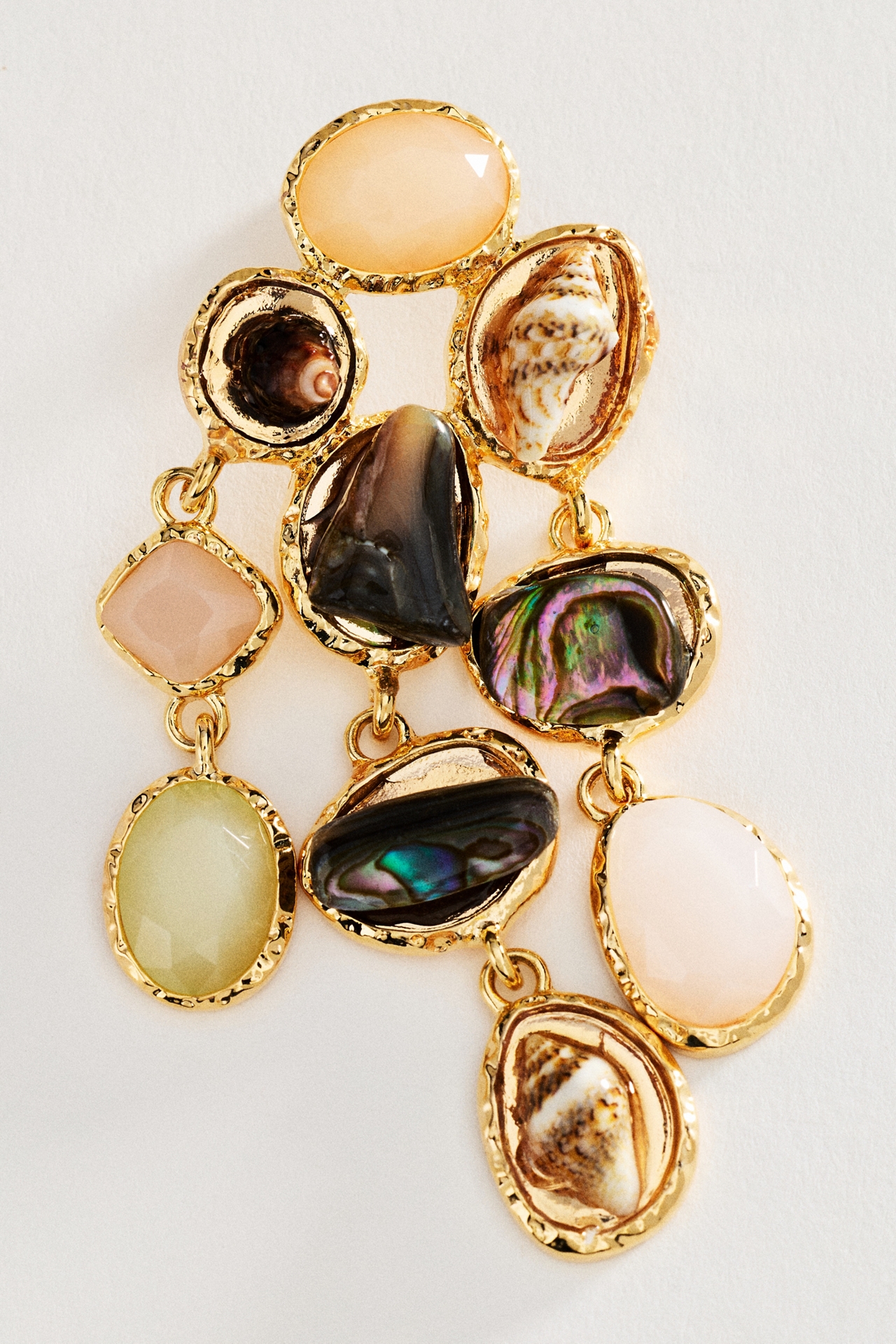 Shell Cascade Earrings