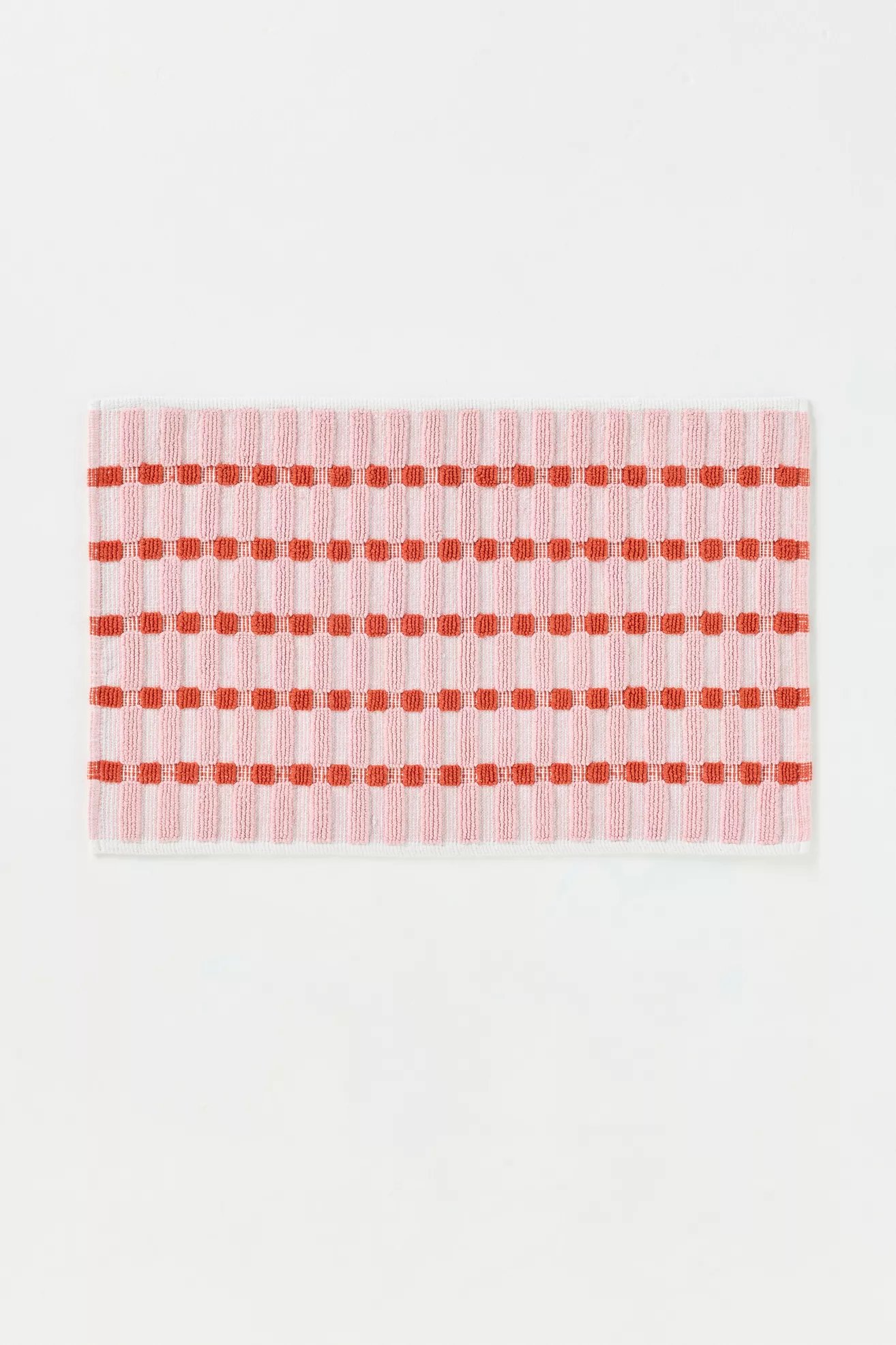 Sloane Cotton Woven Geo Bathmat | Anthropologie