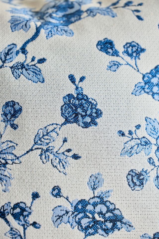 Sunbrella® Porcelain Floral Outdoor Pillow #3