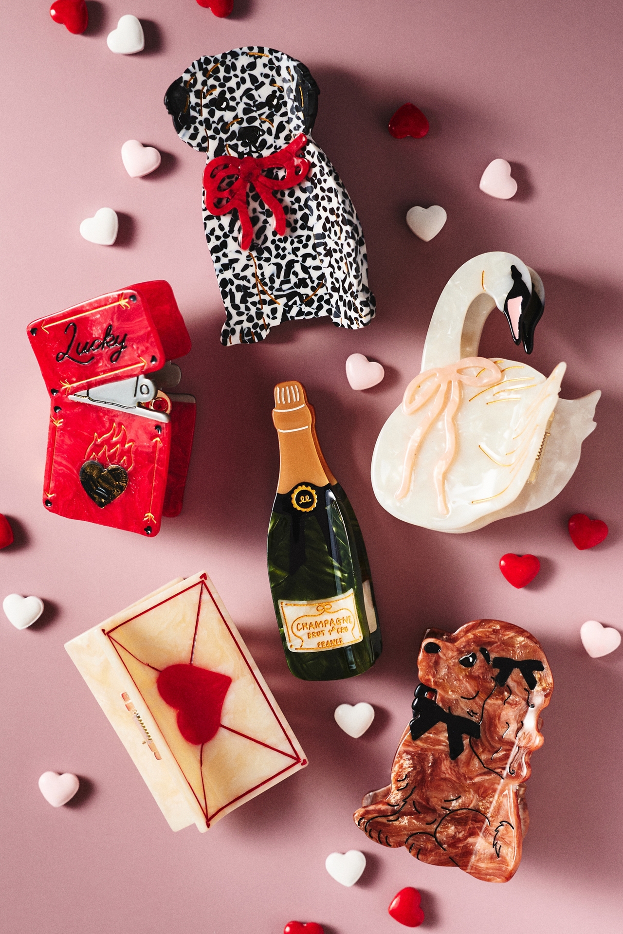 Solar Eclipse Love Letter Hair Claw Clip