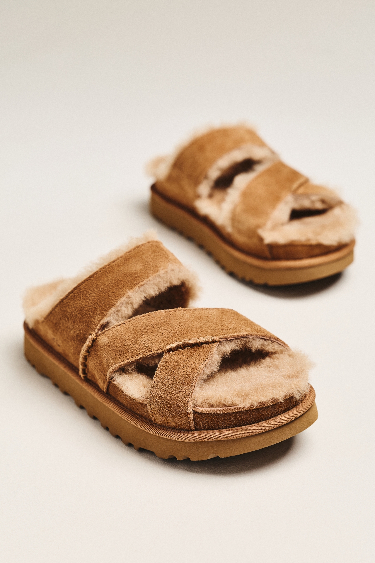 UGG® Greenport Cross Strap Slide Sandals