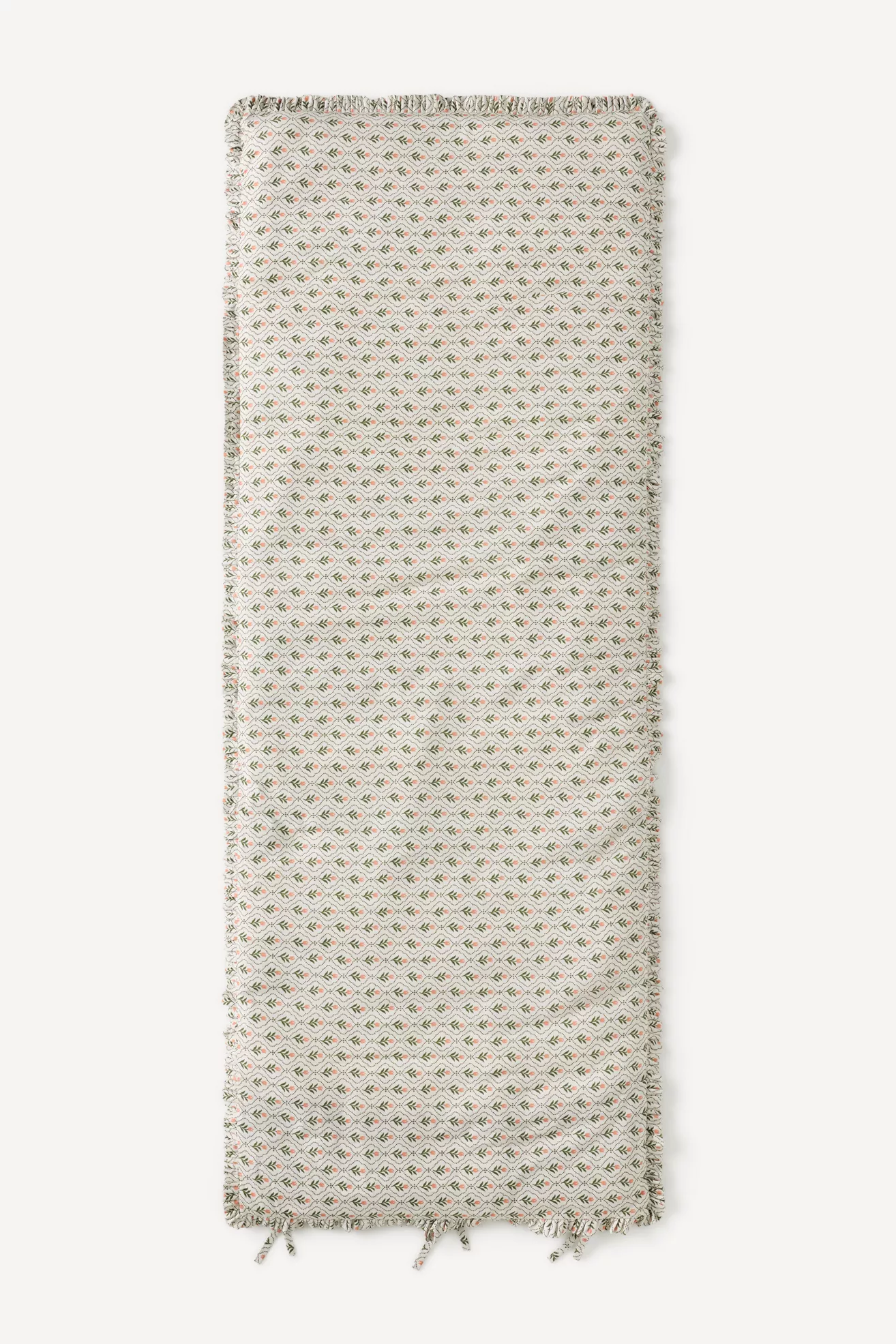 Cotton Printed Ruffle Sofa Topper - thumbnail 3
