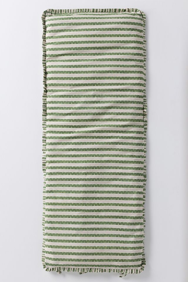 Cotton Printed Ruffle Sofa Topper #2