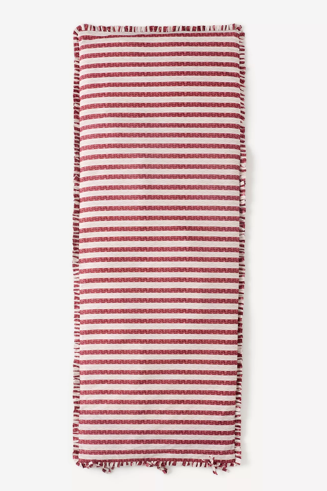 Cotton Printed Ruffle Sofa Topper - thumbnail 9