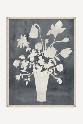 Dogwood in Milk Glass Wall Art | AnthroHome