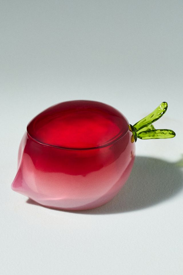 Fresh Off The Vine Figural Radish Glass Candle #1