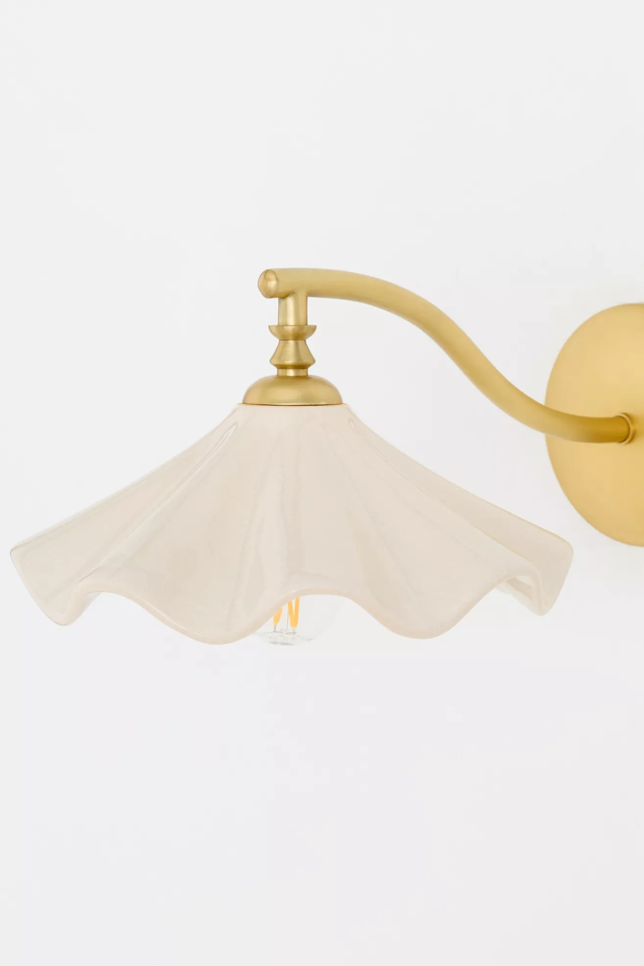 Bobbi Wavy Ceramic Sconce - thumbnail 5