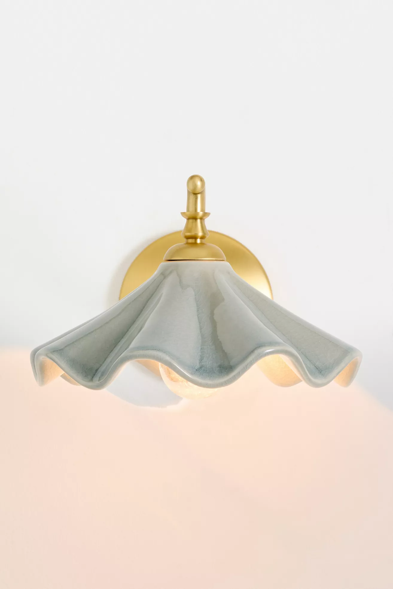 Bobbi Wavy Ceramic Sconce - thumbnail 7