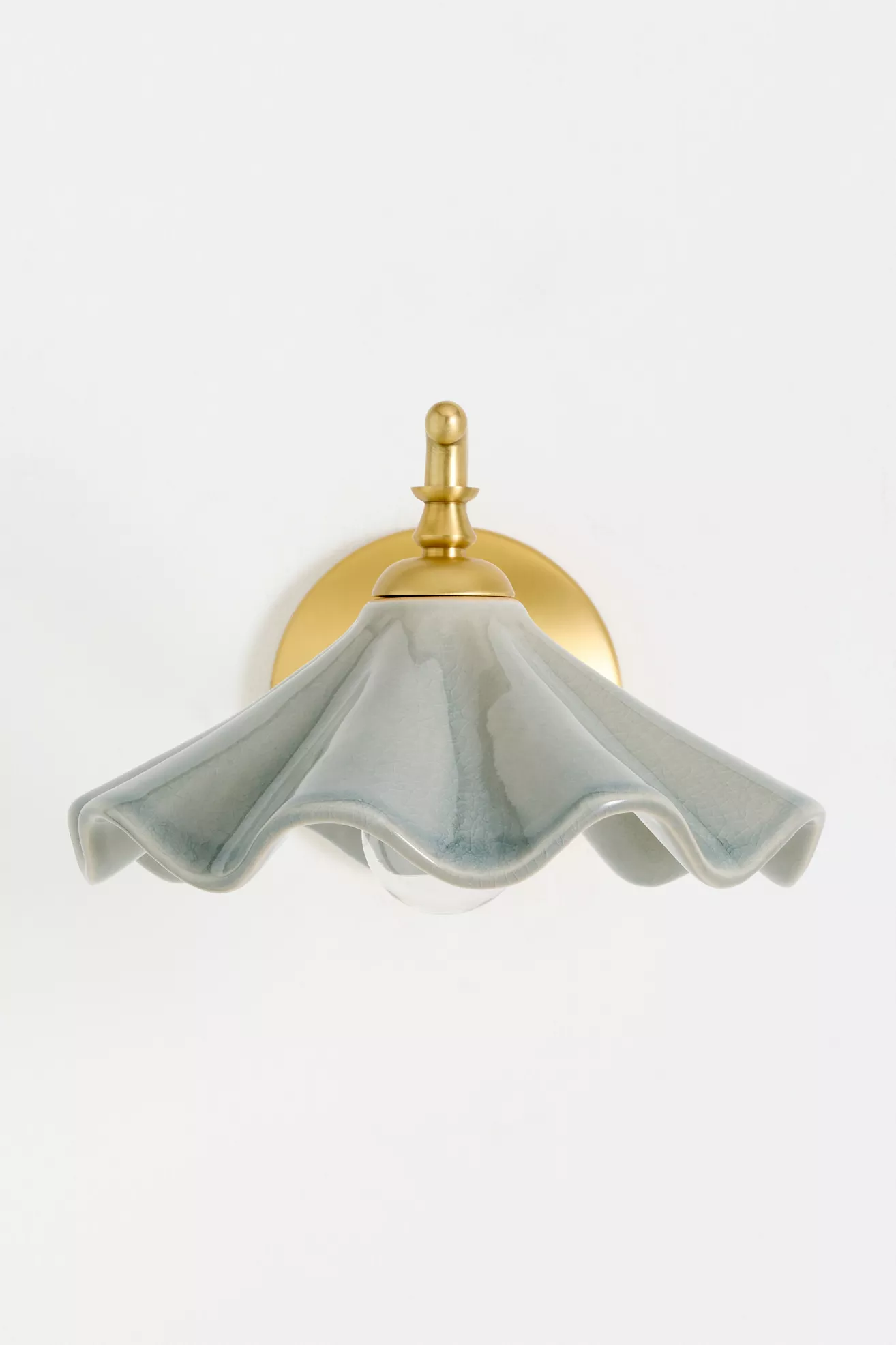 Bobbi Wavy Ceramic Sconce - thumbnail 6