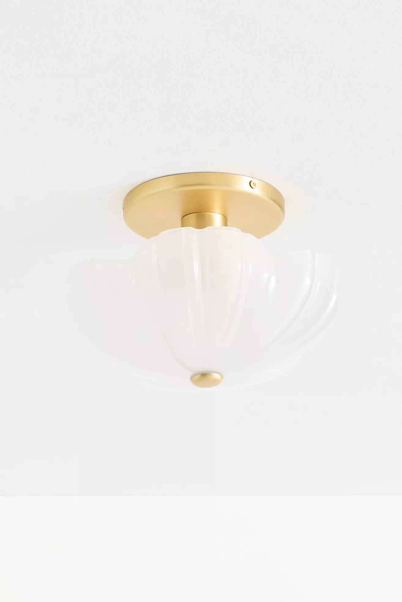 Flora Flower Glass Flush Mount