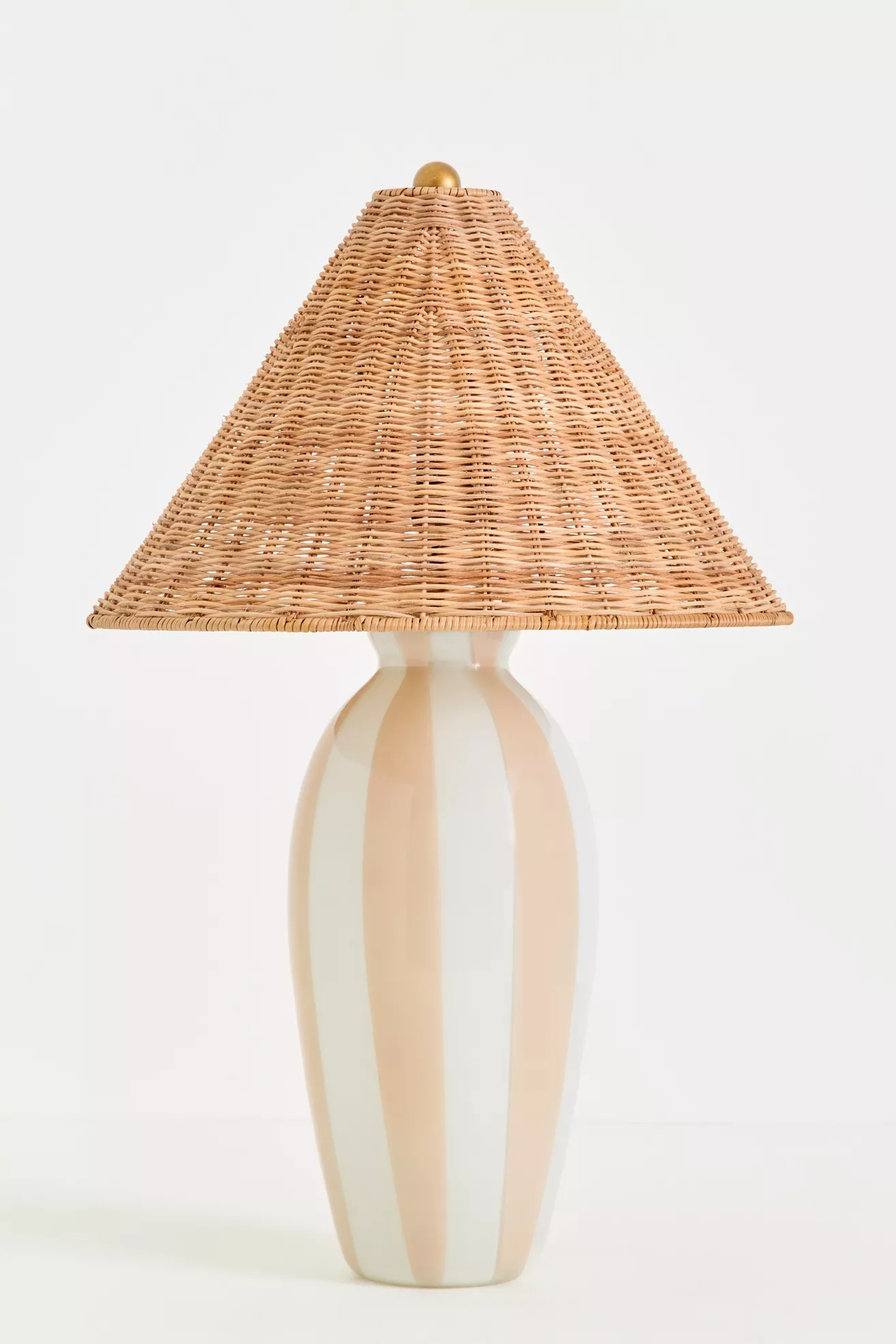 Woven Rattan Empire Lampshade - thumbnail 3