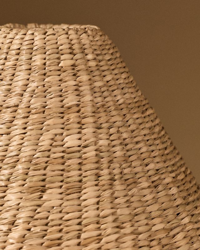 Woven Rattan Empire Lampshade #4