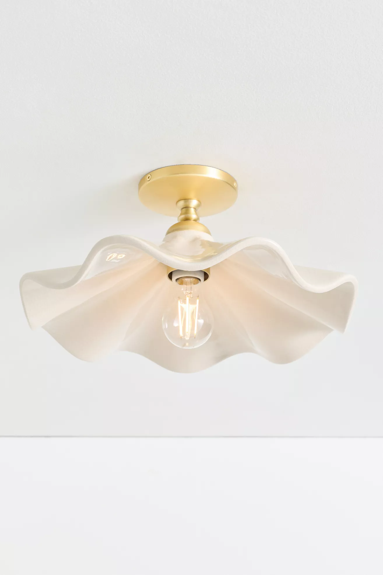 Bobbi Wavy Ceramic Flush Mount - thumbnail 2