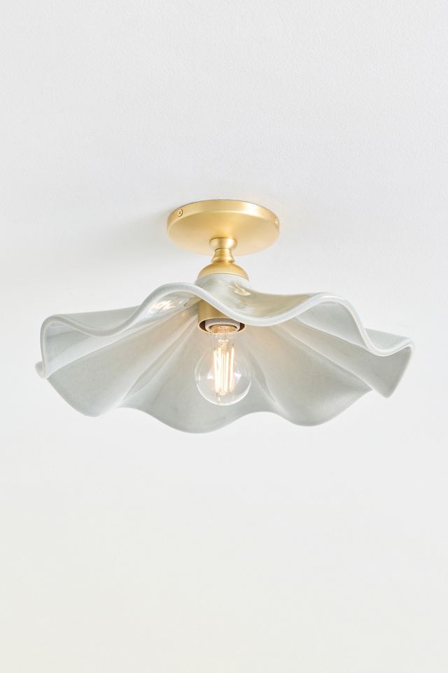 Bobbi Wavy Ceramic Ceiling Light #1