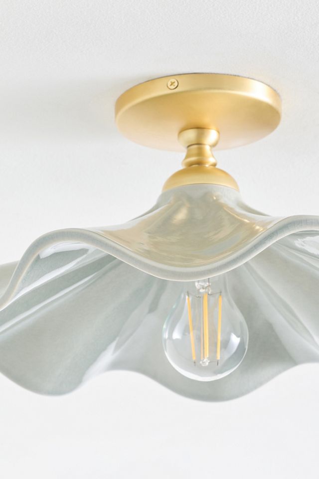 Bobbi Wavy Ceramic Ceiling Light #2