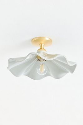 Bobbi Wavy Ceramic Flush Mount