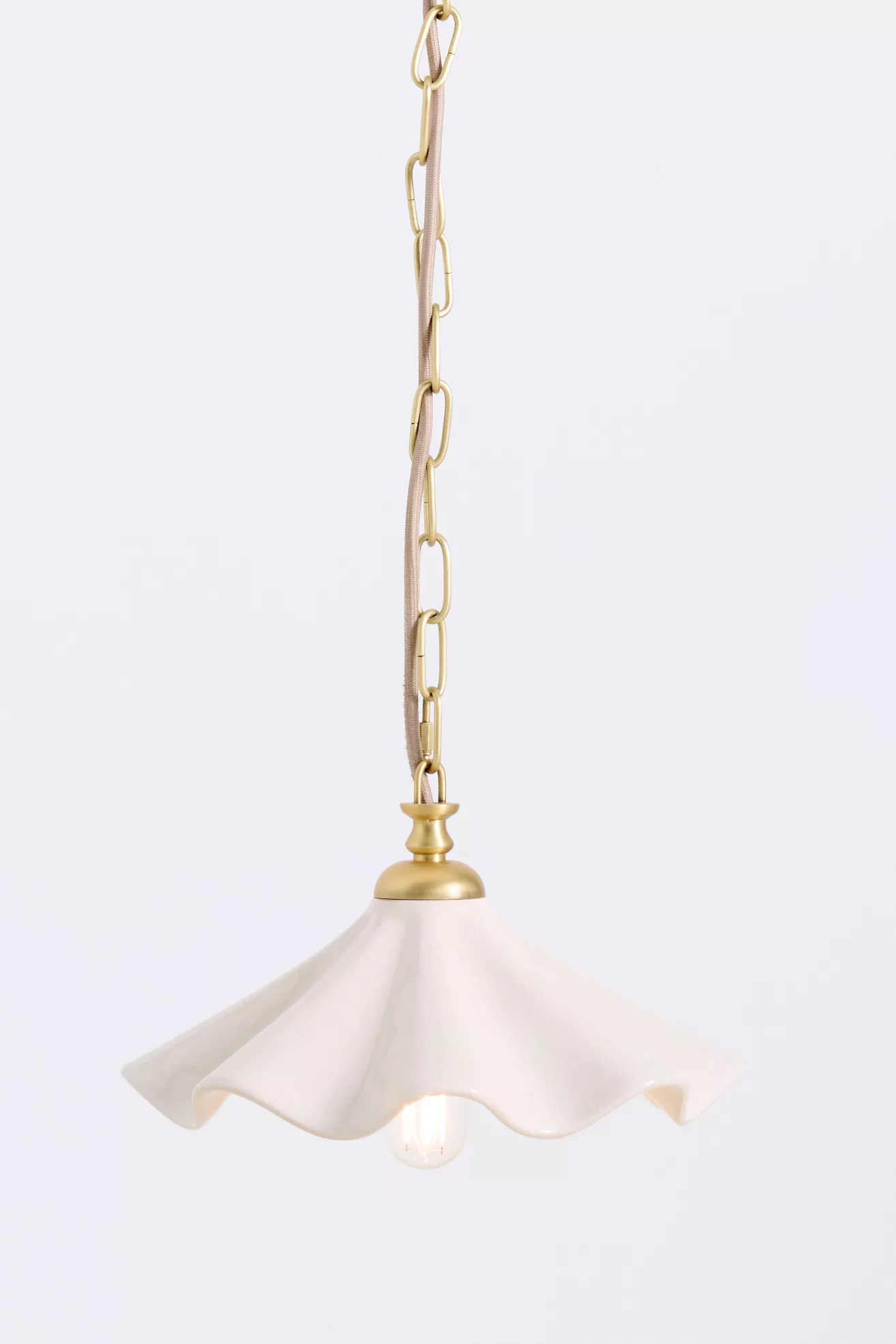 Bobbi Wavy Ceramic Pendant - thumbnail 3