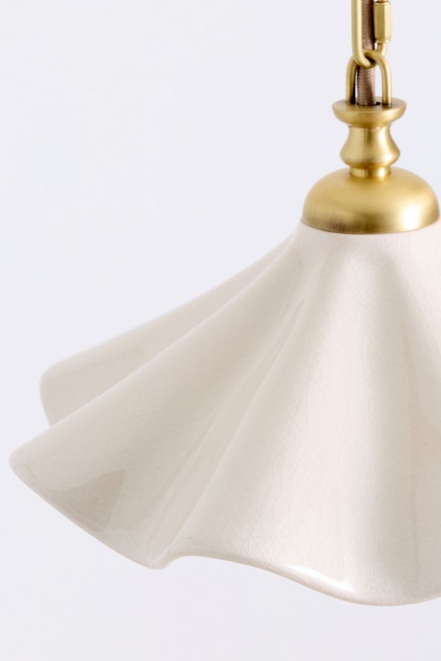 Bobbi Wavy Ceramic Pendant #2