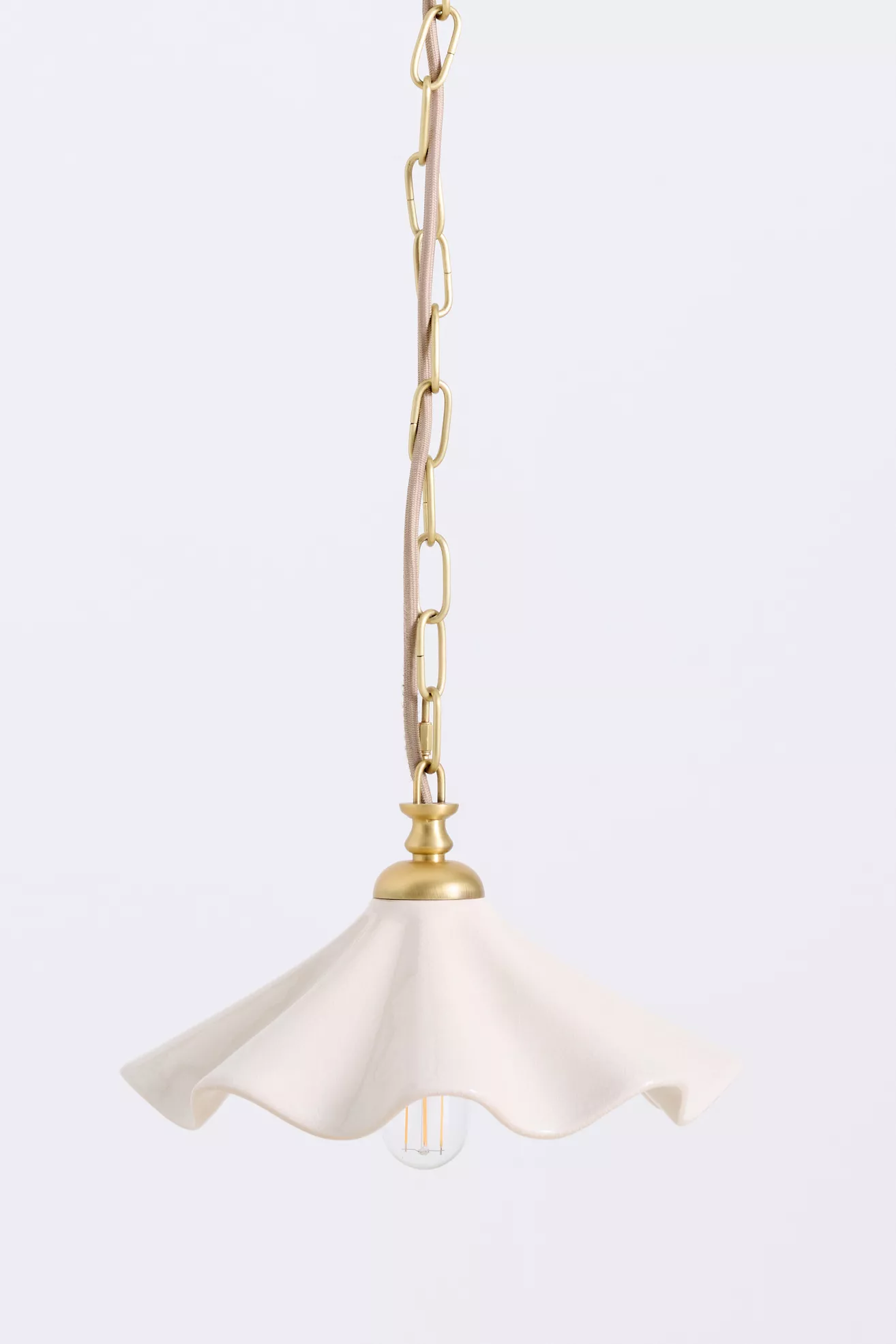 Bobbi Wavy Ceramic Pendant - thumbnail 2