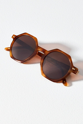 Sardine Millie Geo Circle Bright Tortie Sunglasses  display picture 1