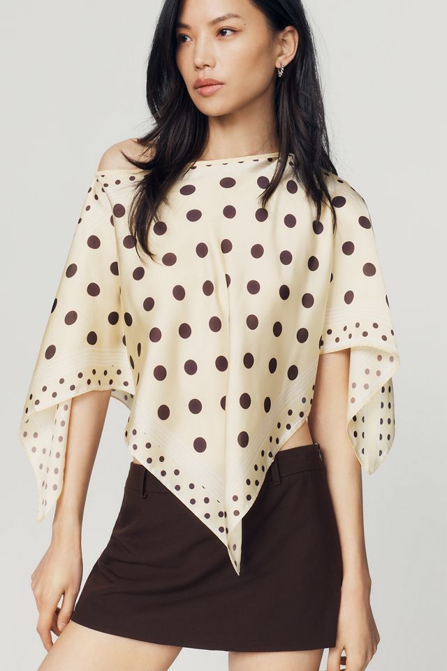By Anthropologie Printed Scarf Poncho #3