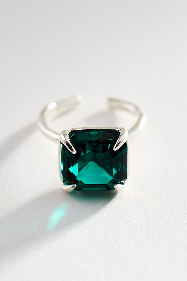 Chan Luu Caprice Emerald Crystal Toe Ring #1