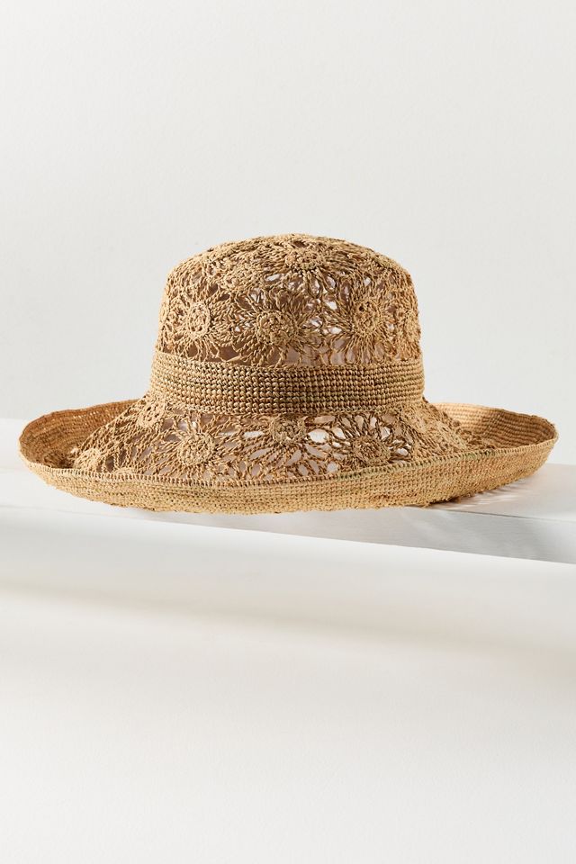San Diego Hat Co. Open Floral Bucket Hat #1