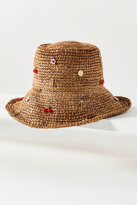 San Diego Hat Co. for Anthropologie Park Lane Bucket Hat New Boho western San Diego Hat Co. Crochet Bucket Hat | Anthropologie main image 3