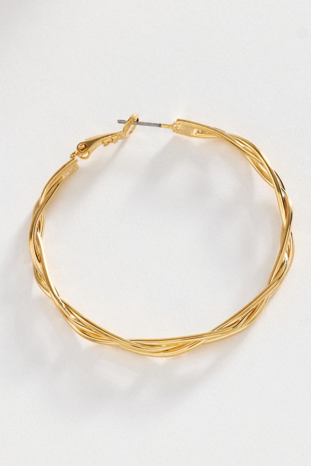 Twisted Nautical Hoop Earrings #1