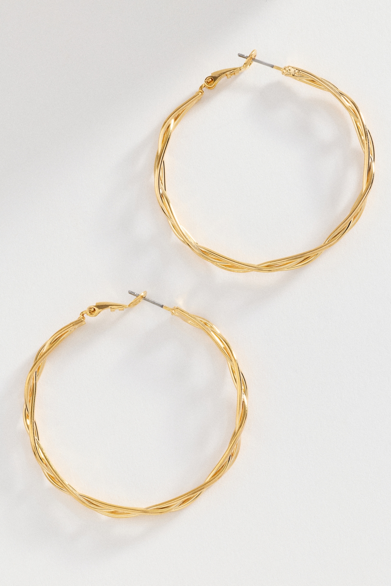 Twisted Nautical Hoop Earrings