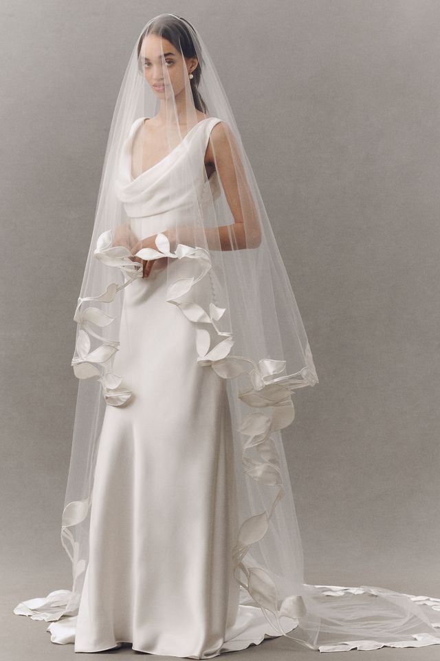 Enaura Large Petal Cathedral Veil #2