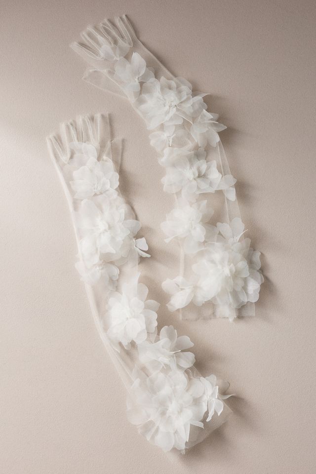 Enaura 3D Floral Over-the-Elbow Gloves #2