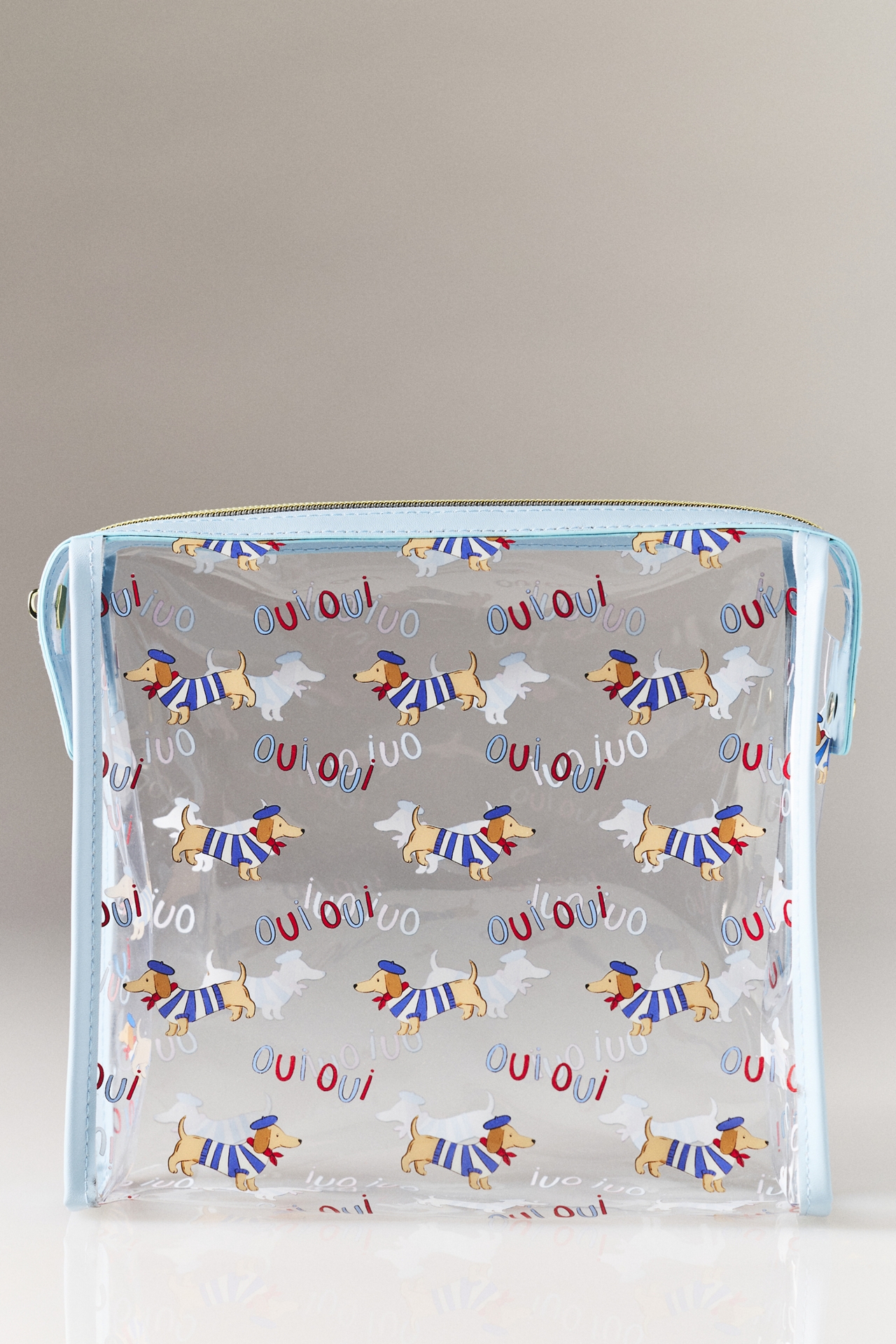 Frasier Sterling Clear Square Makeup Bag