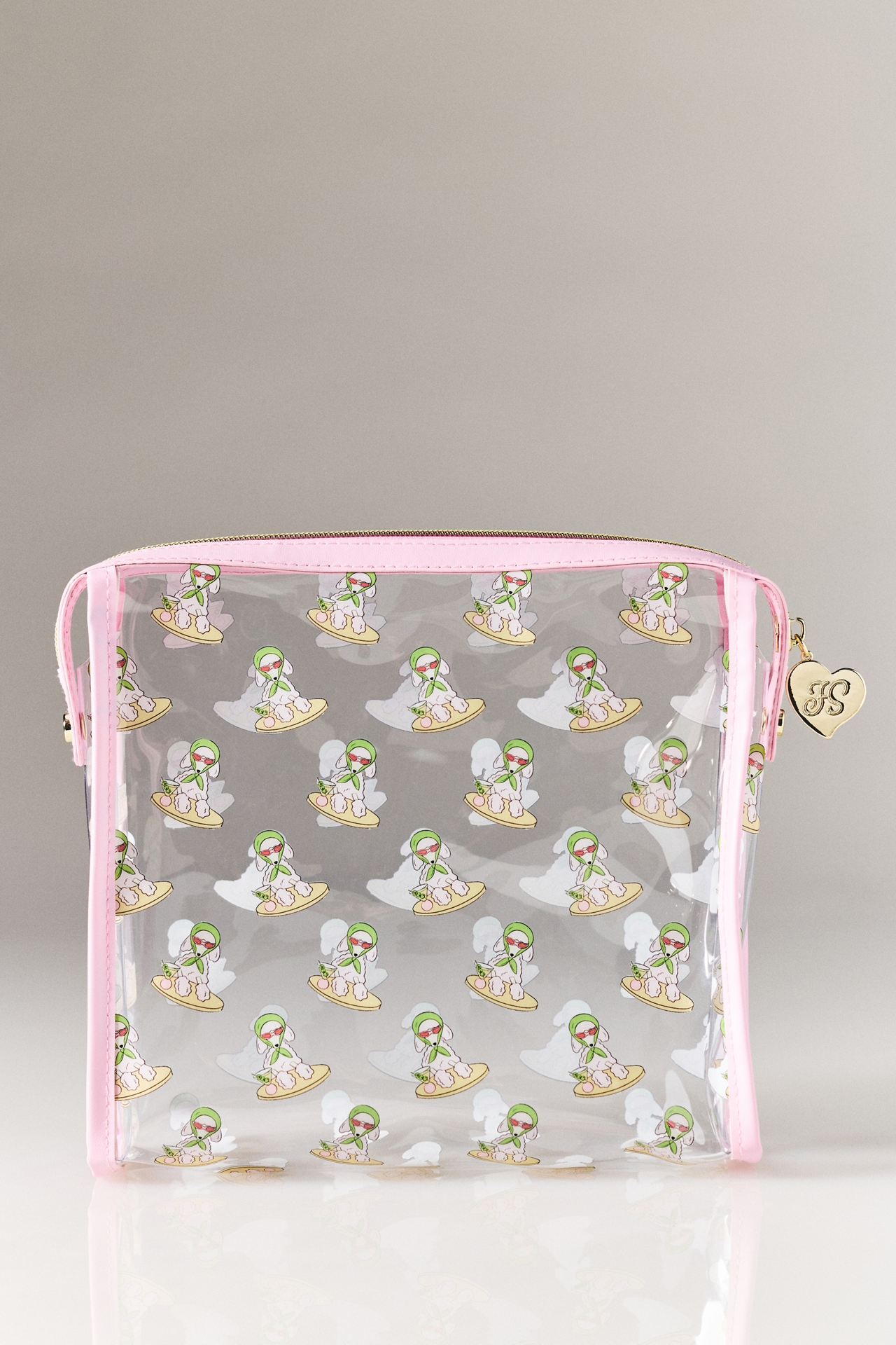 Frasier Sterling Clear Square Makeup Bag