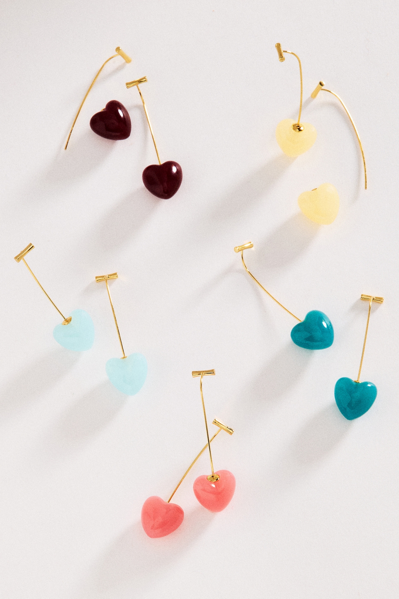 Icon Heart Drop Earrings