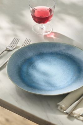 Platos de Cena de Gres Reactivo Portugués Jasper, Juego de 4