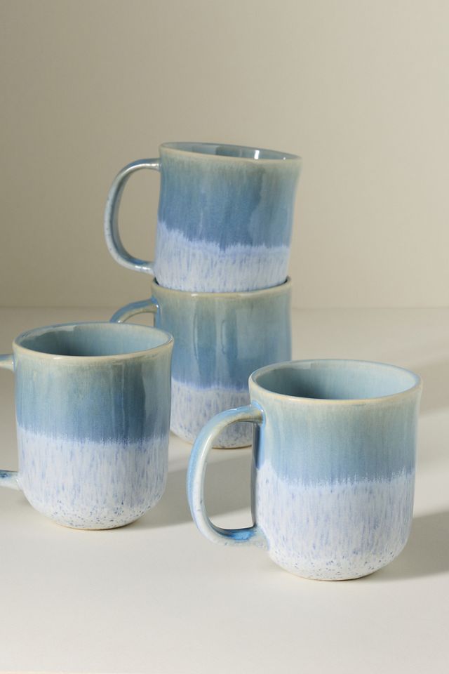 Jasper Portuguese Reactive Stoneware Mugs, Set of 4 #3