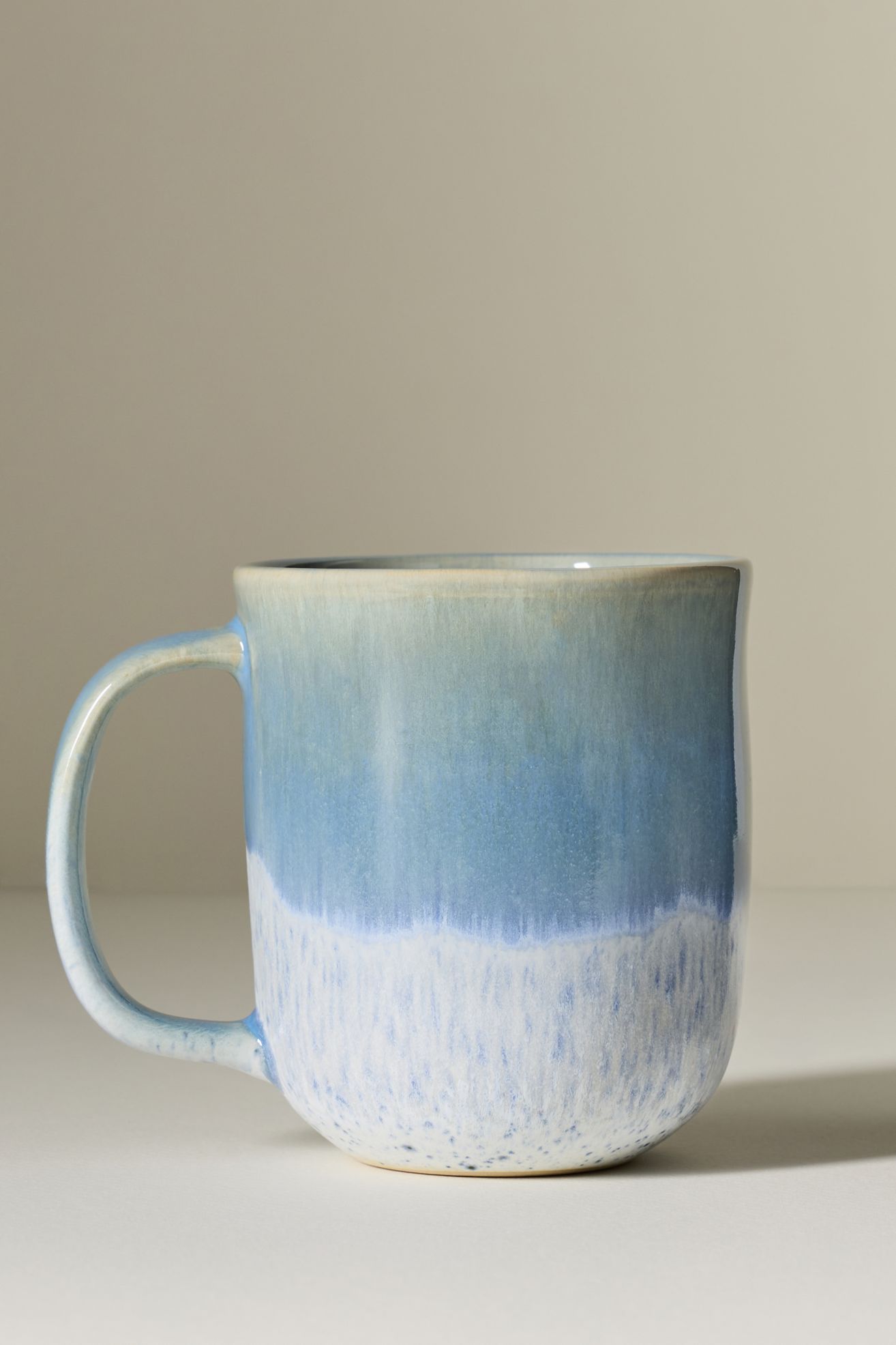 Jasper Portuguese Reactive Stoneware Mugs, Set of 4 - Turquoise, Set Of 4