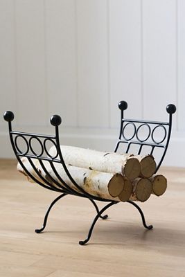 Folding Metal Legged Log Holder