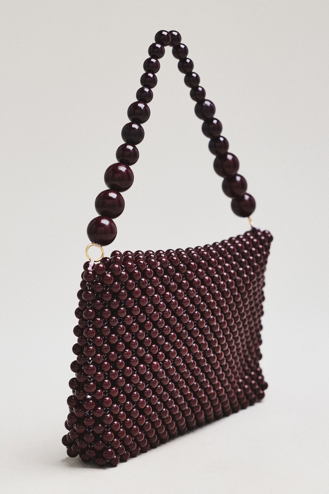 Mini Beaded Shoulder Bag