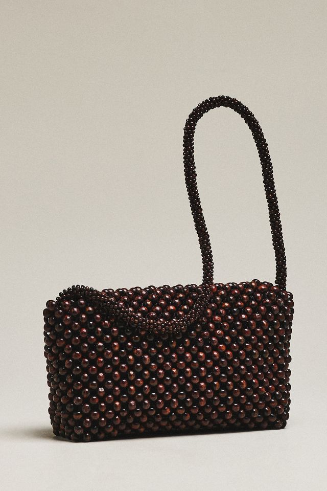 The Fiona Wood Beaded Shoulder Bag #3