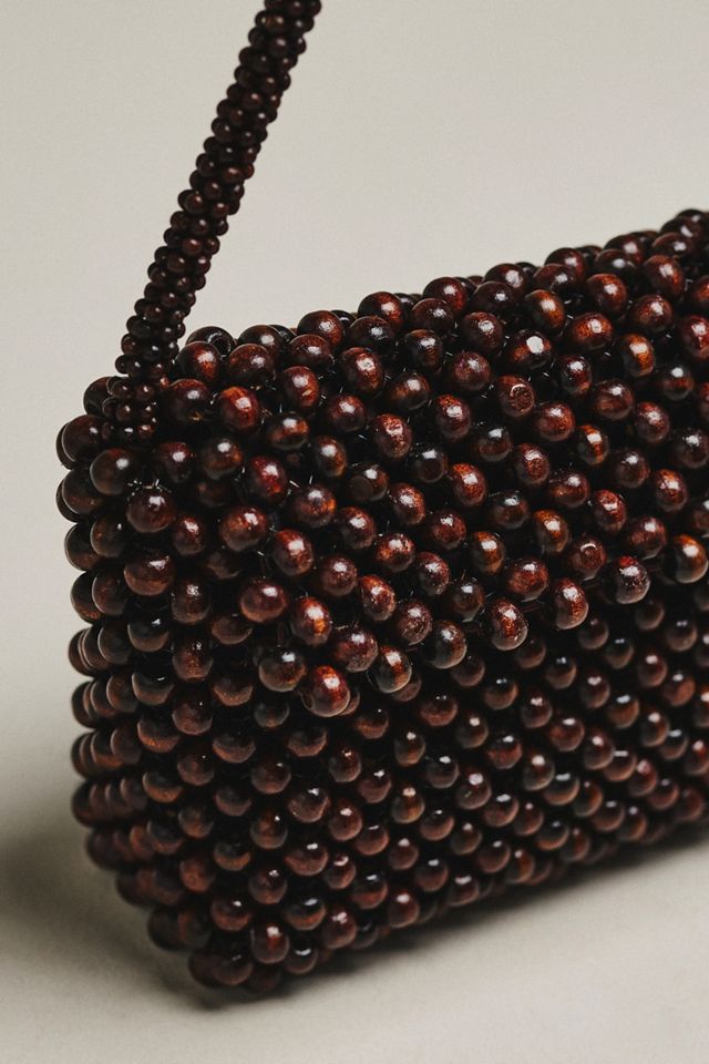 The Fiona Wood Beaded Shoulder Bag #4